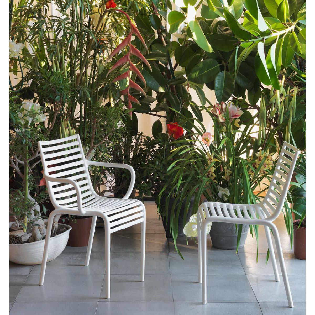 Pip-e Stackable armchair - Plastic by Driade Beige – image 3