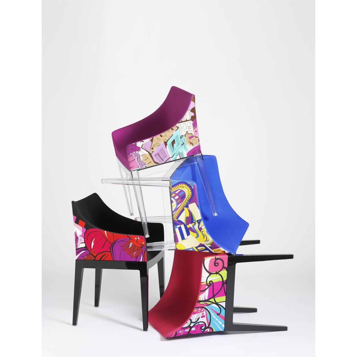 Madame Padded armchair - Emilio Pucci fabric by Kartell Multicoloured – image 3