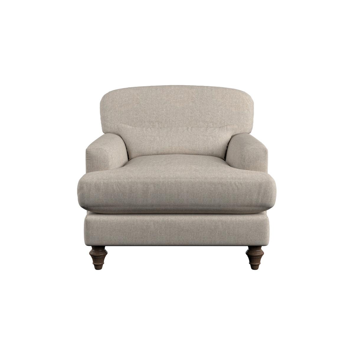 Nkuku Deni Armchair | Make To Order | One Size | Brera Linen Chestnut – image 3