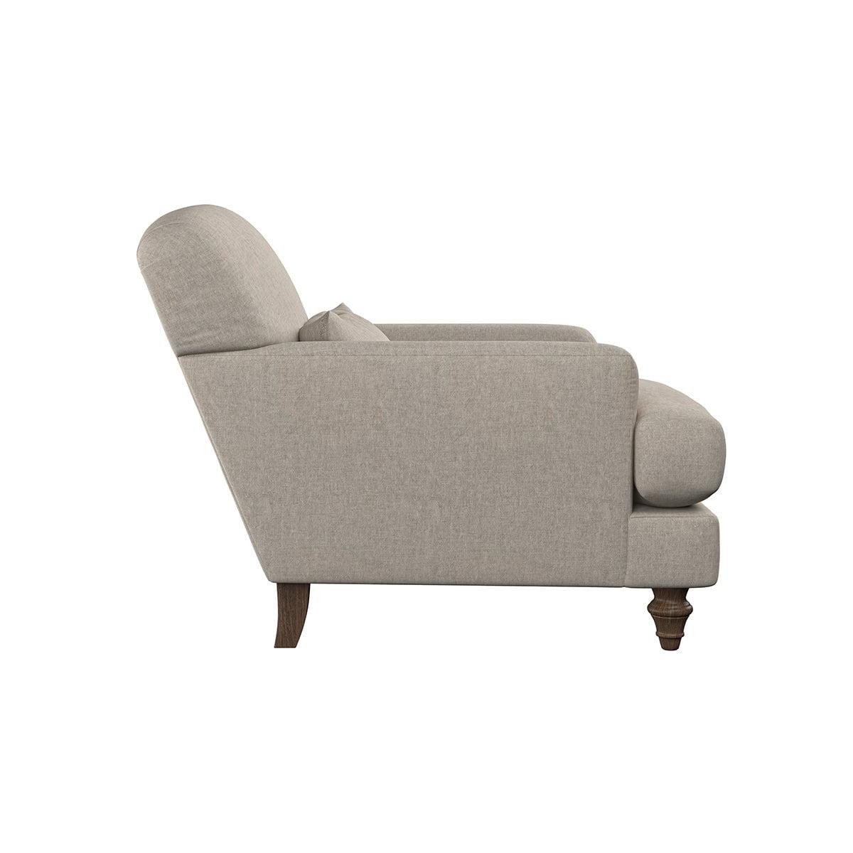 Nkuku Deni Armchair | Make To Order | One Size | Brera Linen Chestnut – image 5