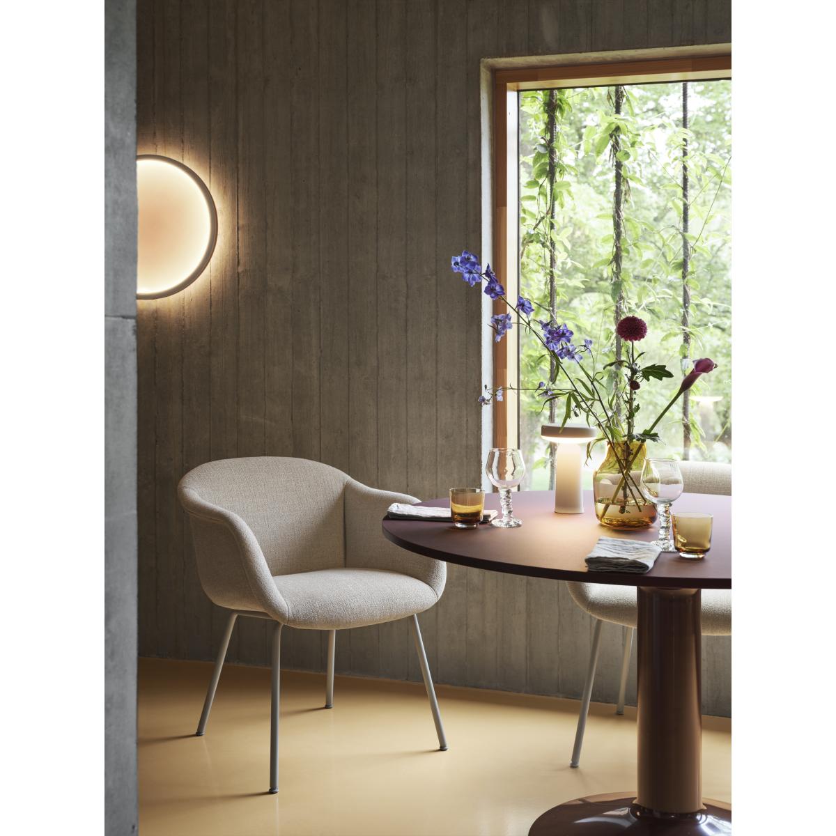 Muuto Fiber Soft Armchair with wooden legs Ecriture 240/Oak – image 2