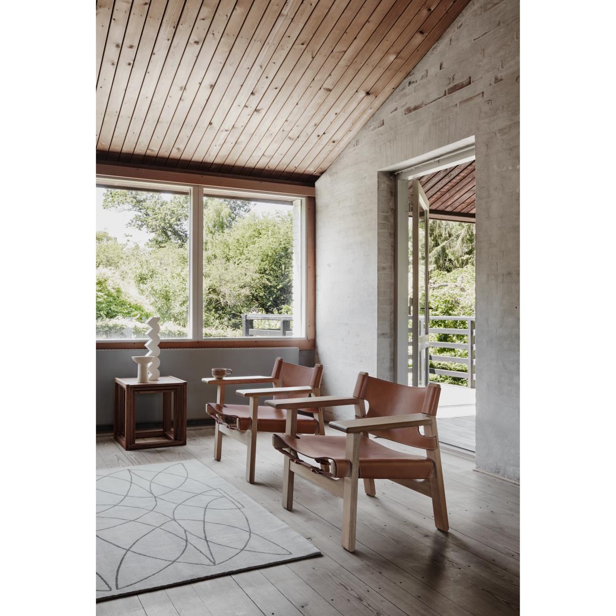 Fredericia Furniture The Spanish armchair Leather cognac-light oiled oak – image 3