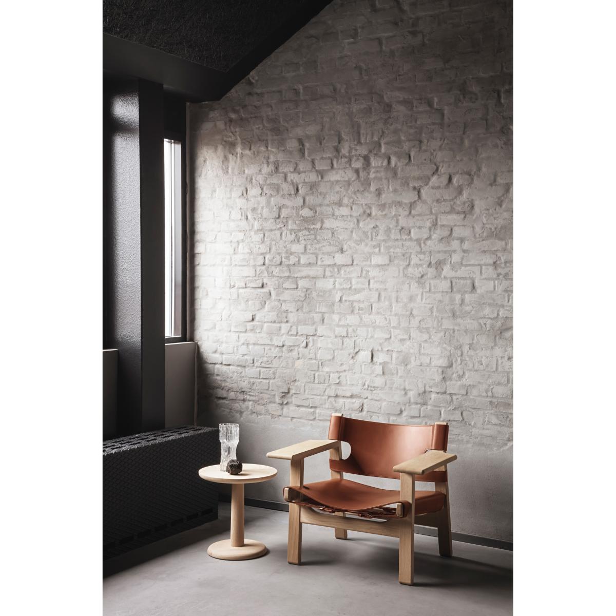 Fredericia Furniture The Spanish armchair Leather cognac-light oiled oak – image 8