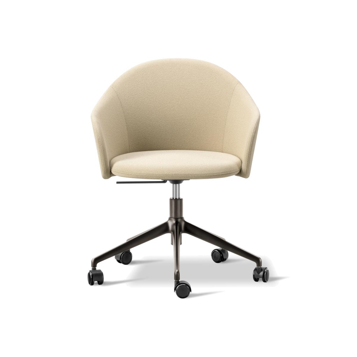 Fredericia Furniture Gomo Armchair armchair swivel base 5-star Mylla 221-flint – image 1