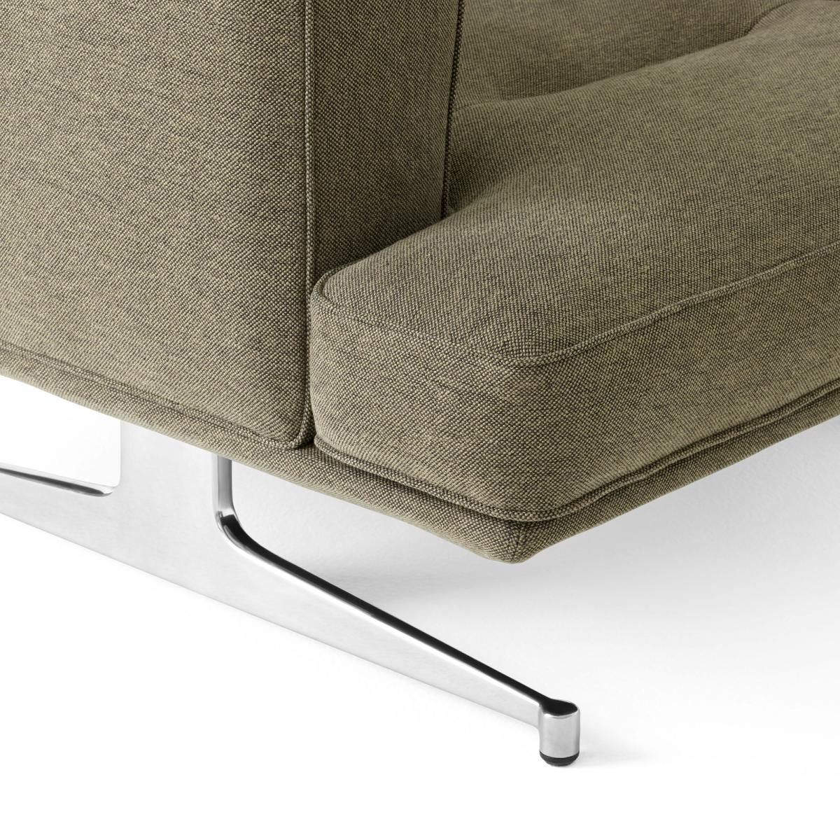 &Tradition Inland AV21 armchair Clay 0014-polished aluminium – image 2