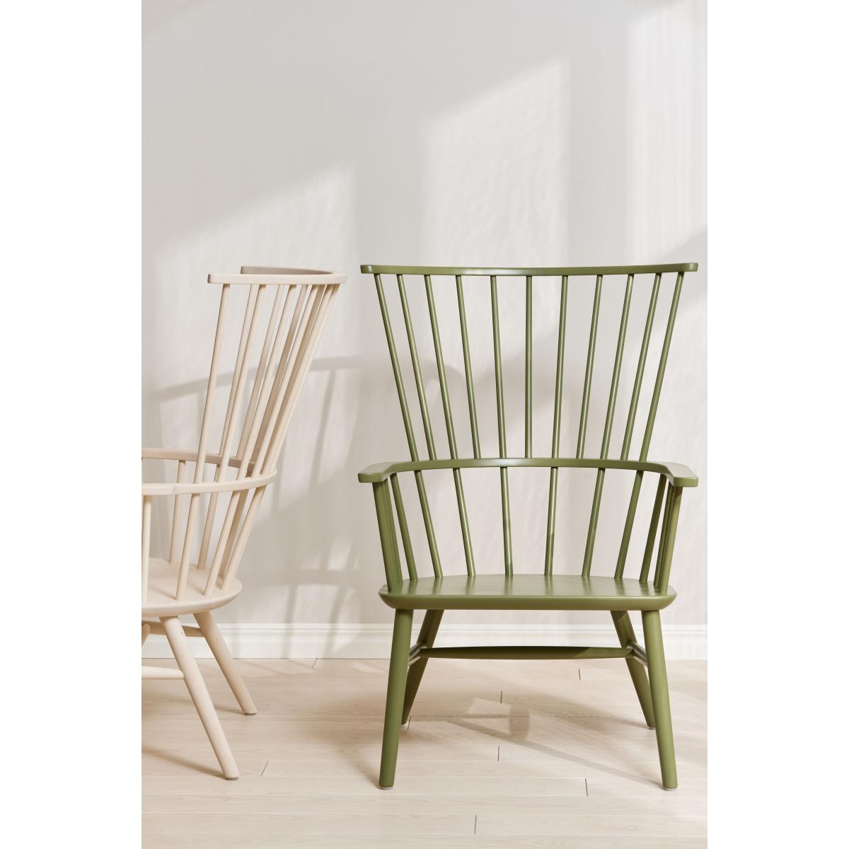 Stolab Henriette armchair cushion&headrest Olive green-Sahara – image 4
