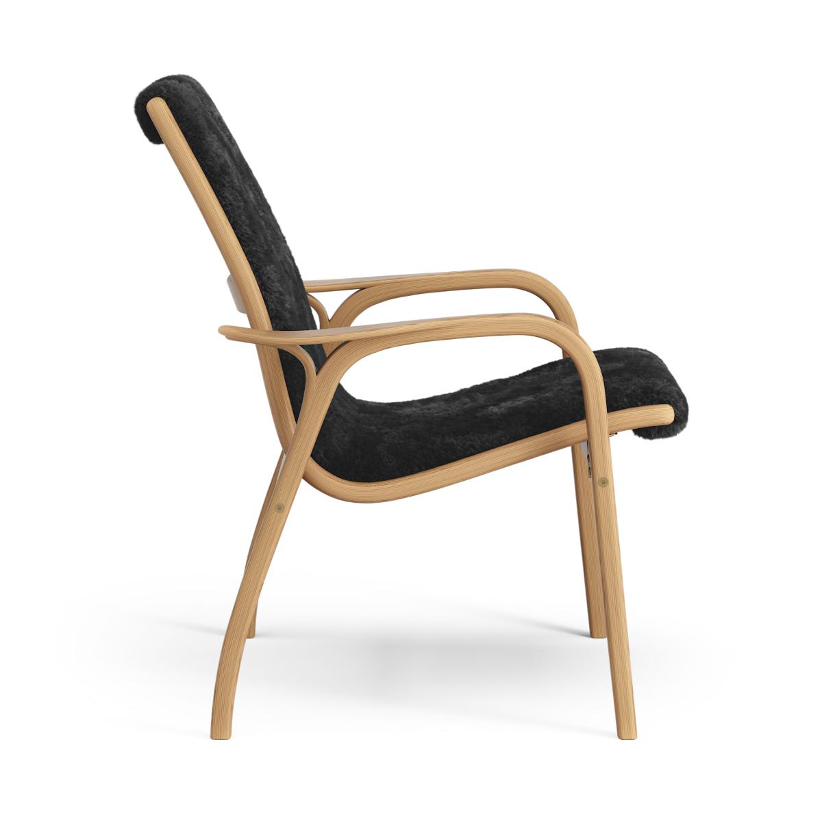 Laminett arm chair oiled oak/sheep skin Black (black) – image 2