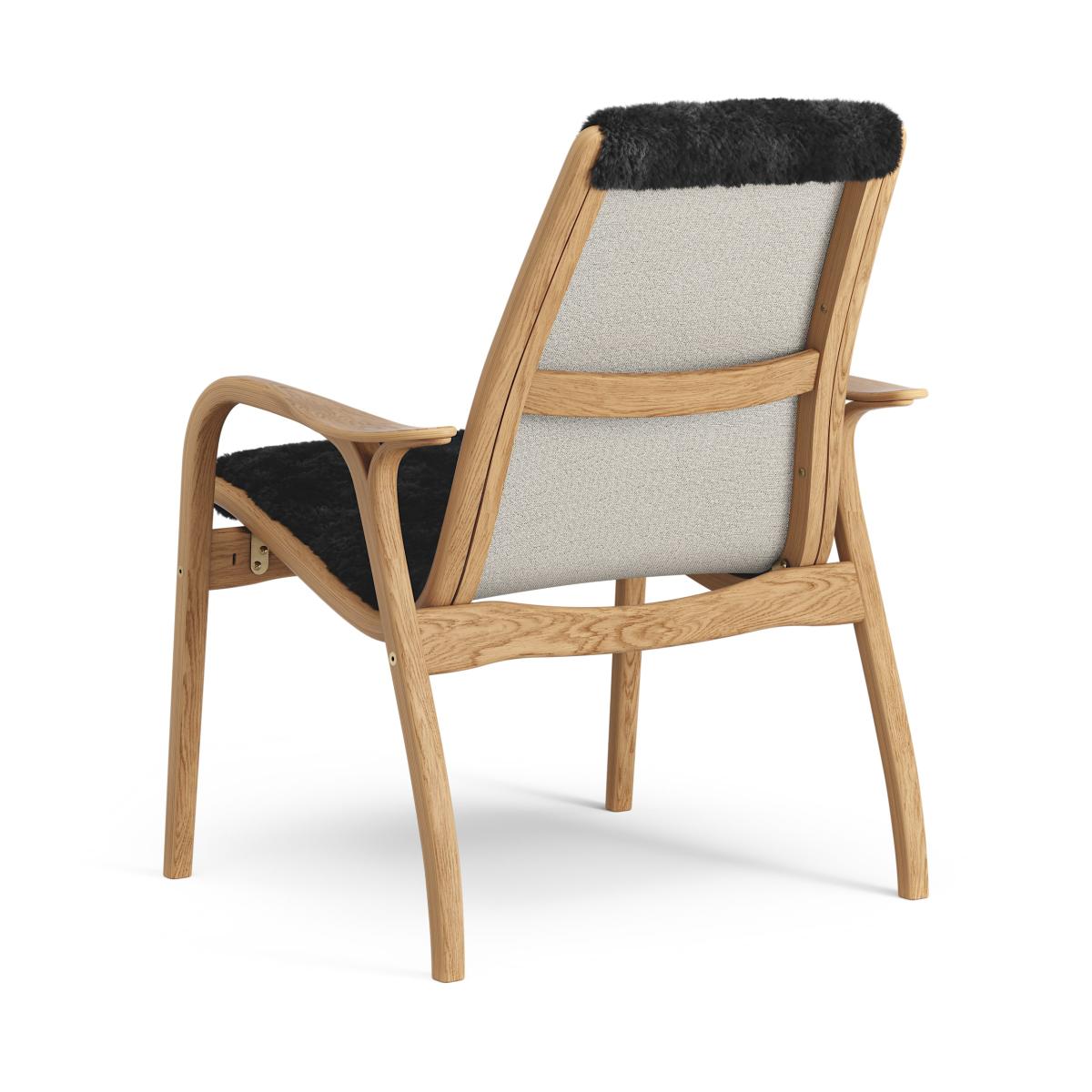 Laminett arm chair oiled oak/sheep skin Black (black) – image 3