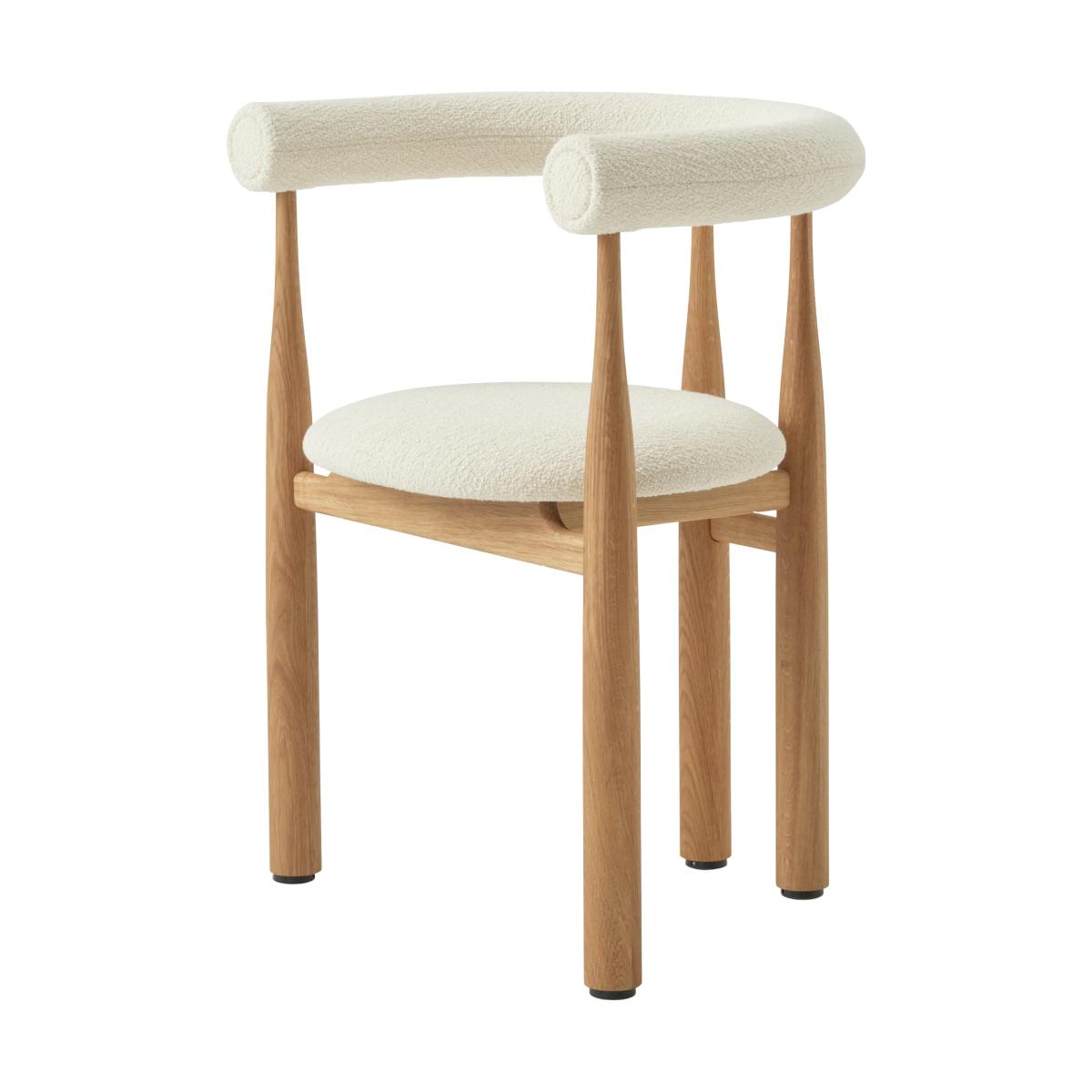 New Works Bukowski upholstered armchair Oak Barnum Lana – image 4