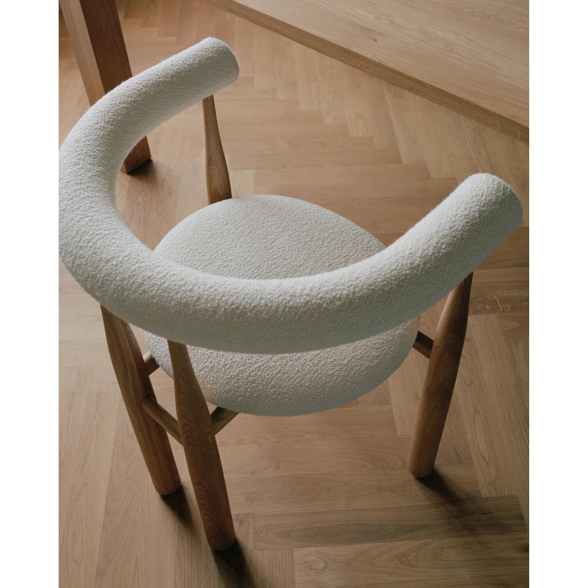 New Works Bukowski upholstered armchair Oak Barnum Lana – image 6