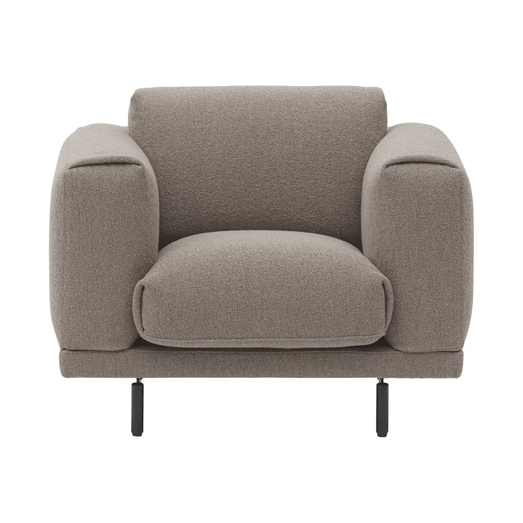 Muuto Rest Lounge Chair lounge chair Hearth 6-black legs – image 1