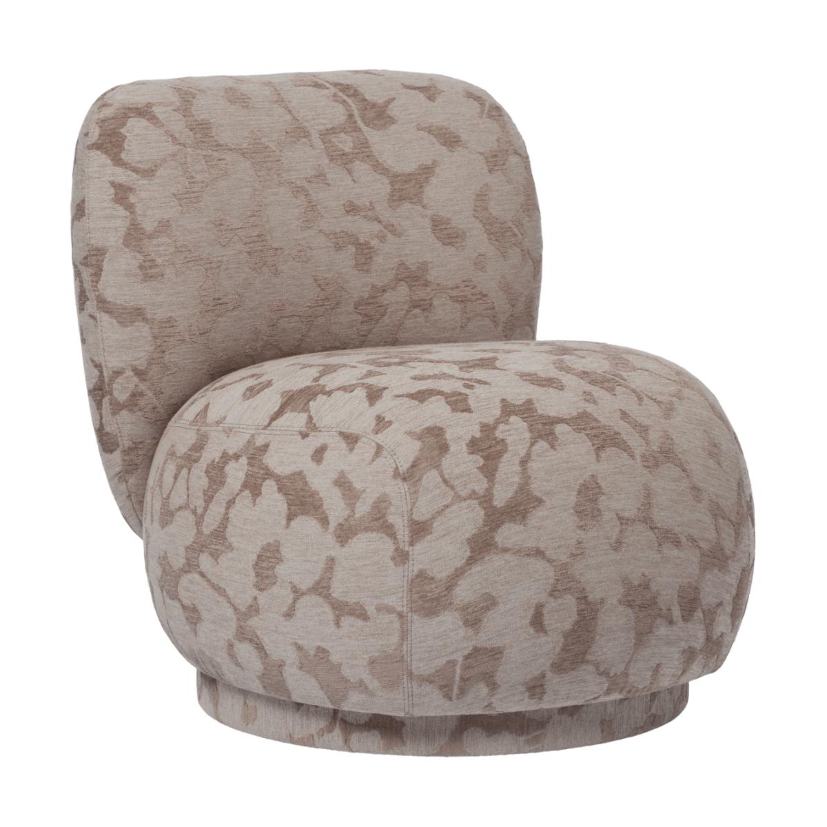 Ferm Living Rico lounge chair piccolo swivel Cilla-Taupe – image 2