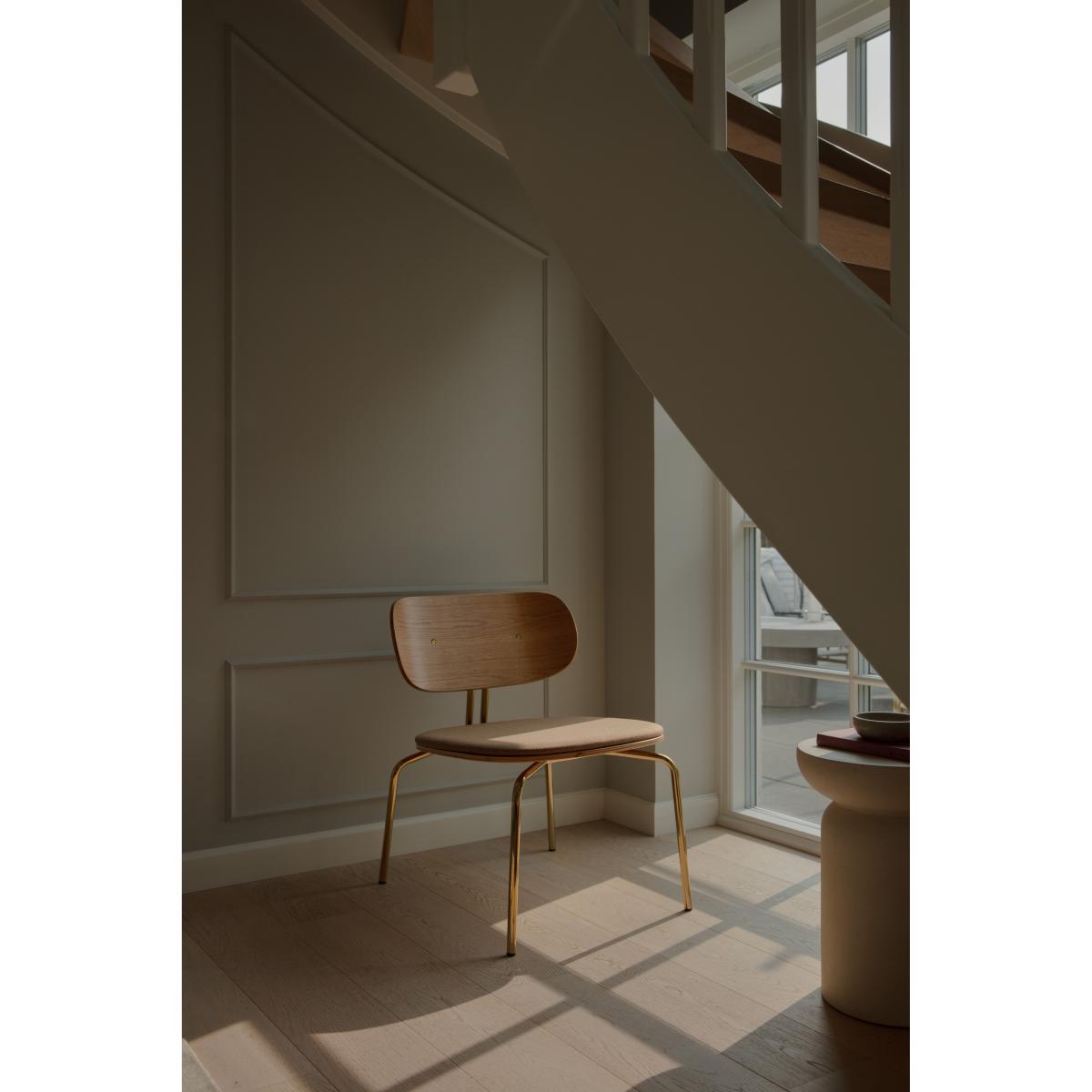 Umage Curious lounge chair Oak-brass – image 3
