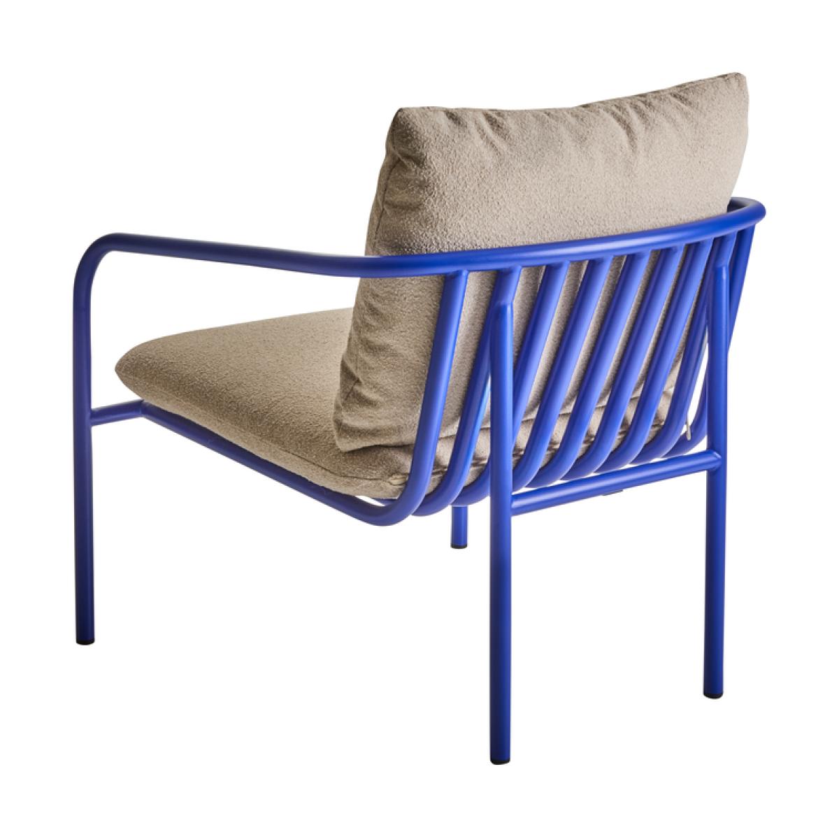 Brafab Bendt lounge chair Teddy beige-indigo blue – image 2