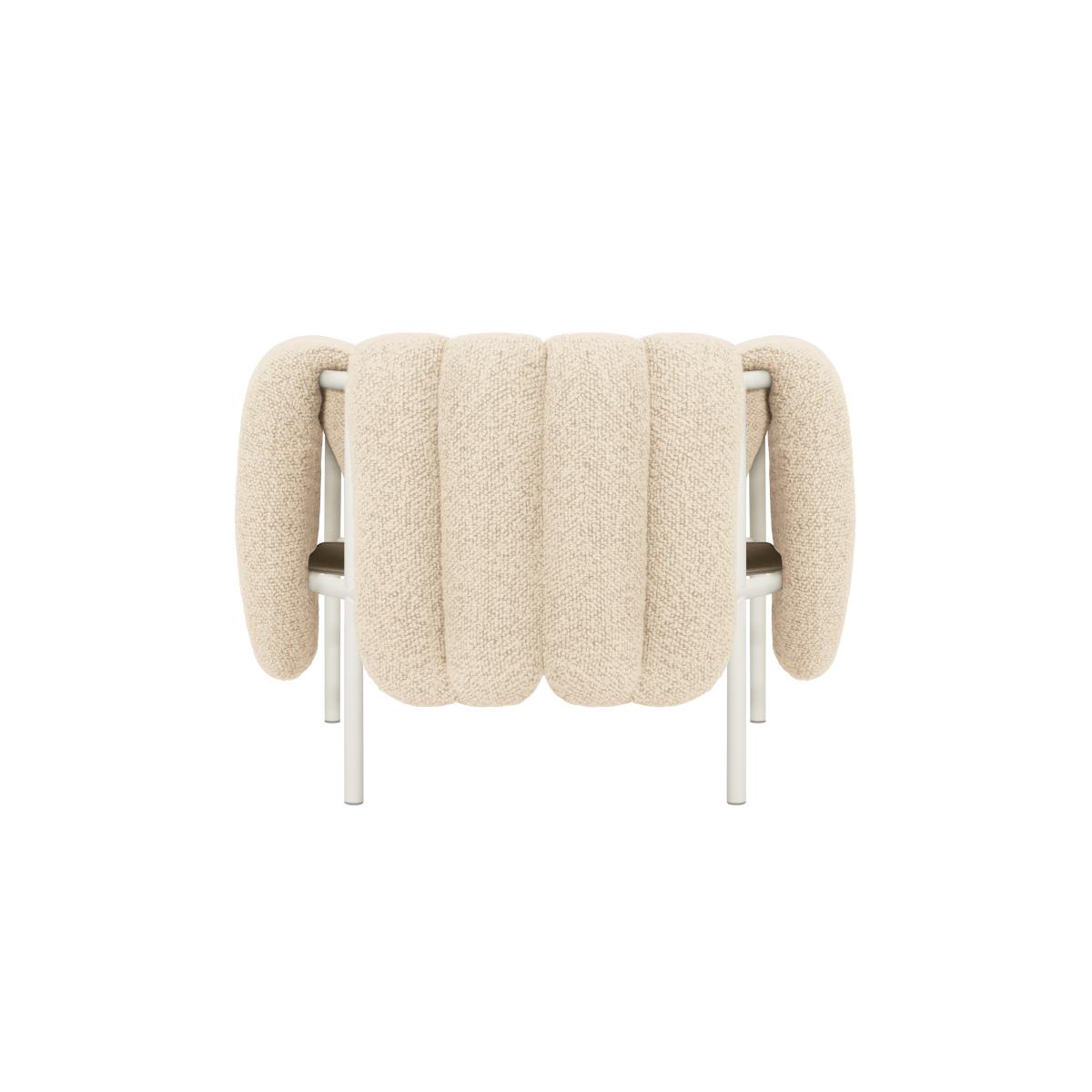 Hem Puffy lounge chair Eggshell-cream – image 2