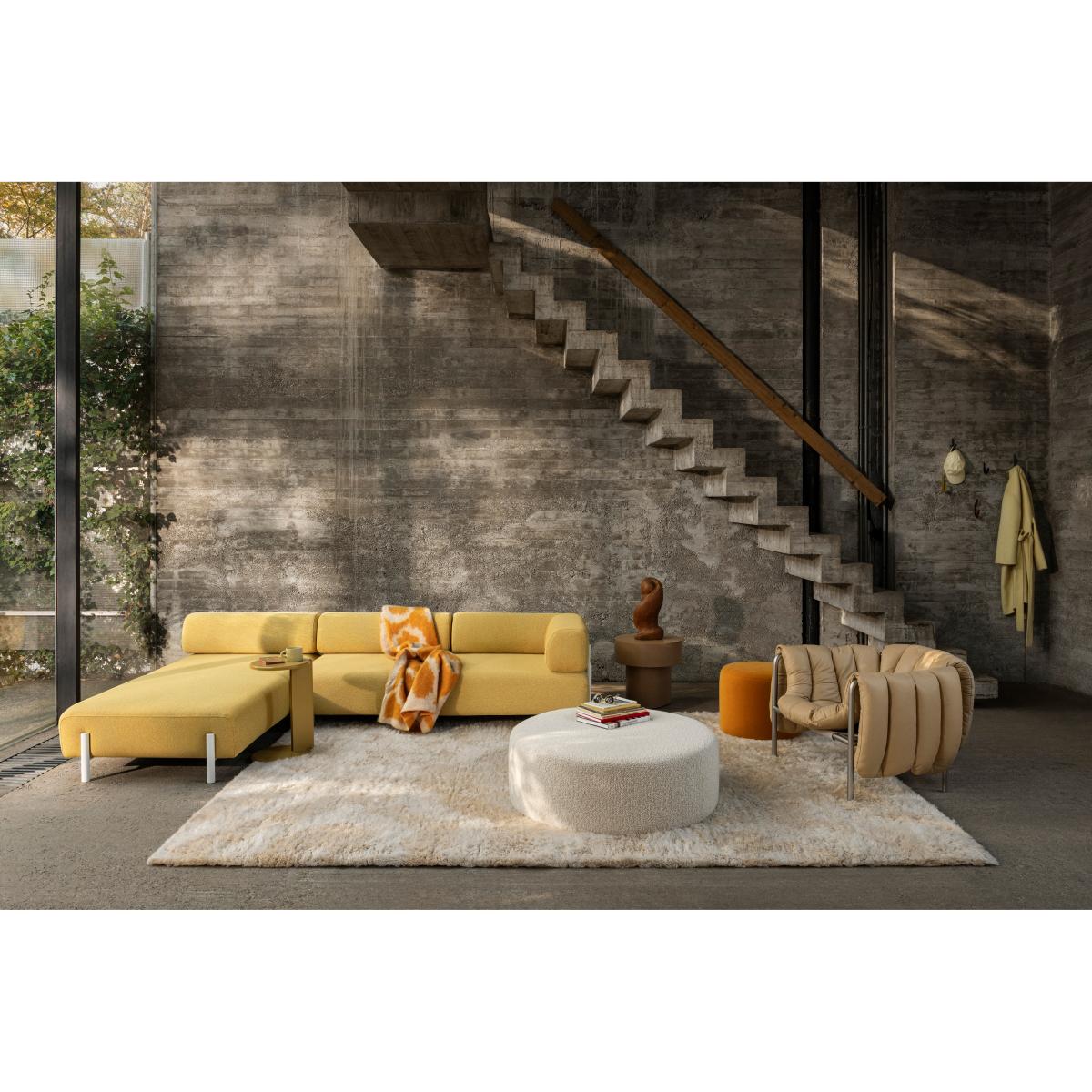 Hem Puffy lounge chair Eggshell-cream – image 3