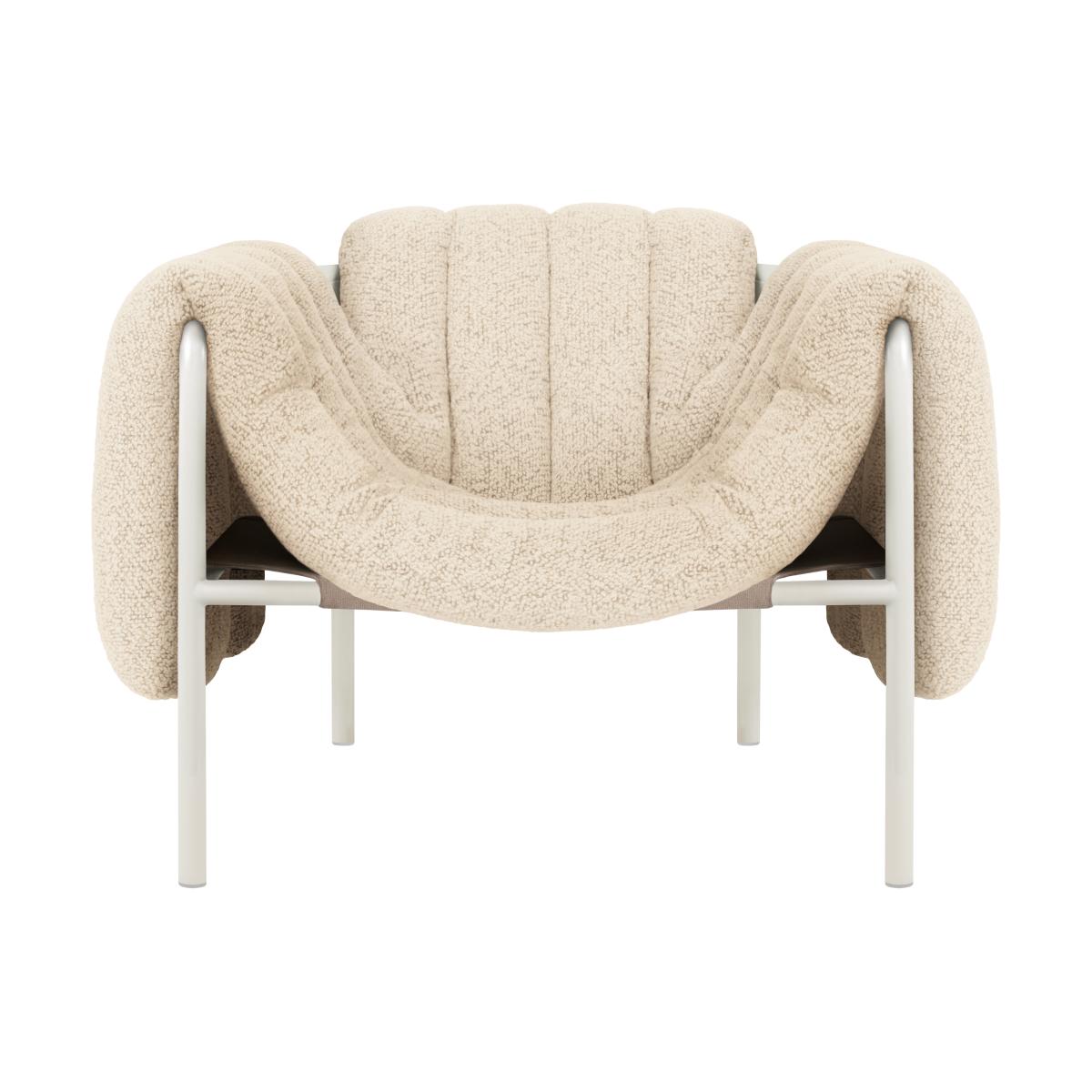 Hem Puffy lounge chair Eggshell-cream – image 5