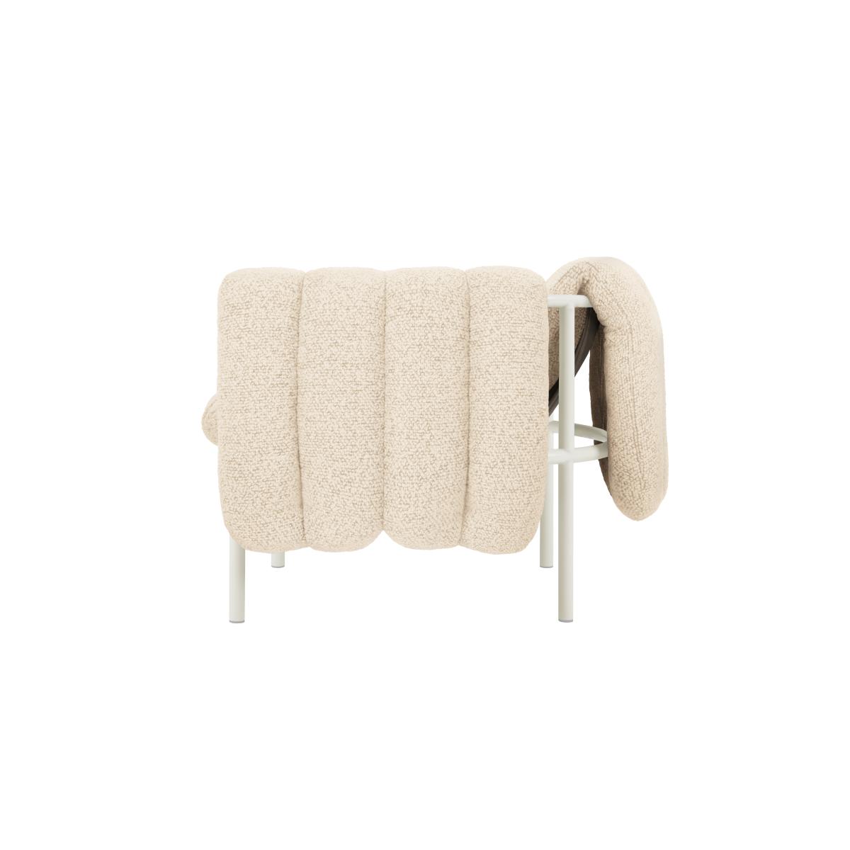Hem Puffy lounge chair Eggshell-cream – image 6