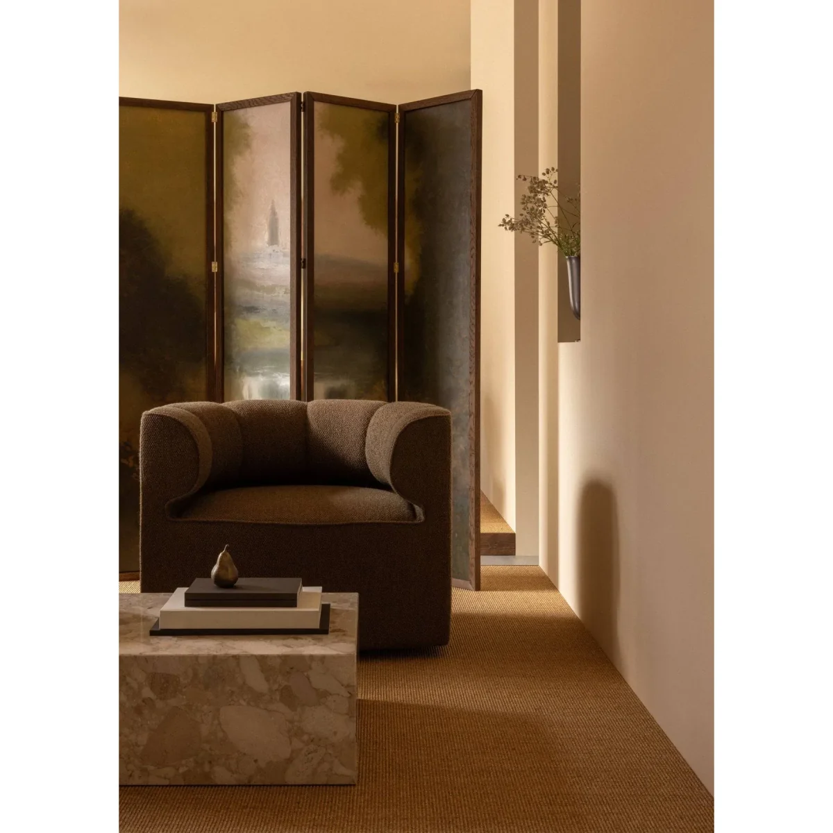 Audo Copenhagen Eave Seamline lounge chair Logan Nutmeg – image 4