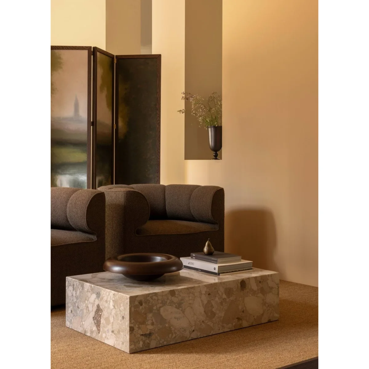 Audo Copenhagen Eave Seamline lounge chair Logan Nutmeg – image 5