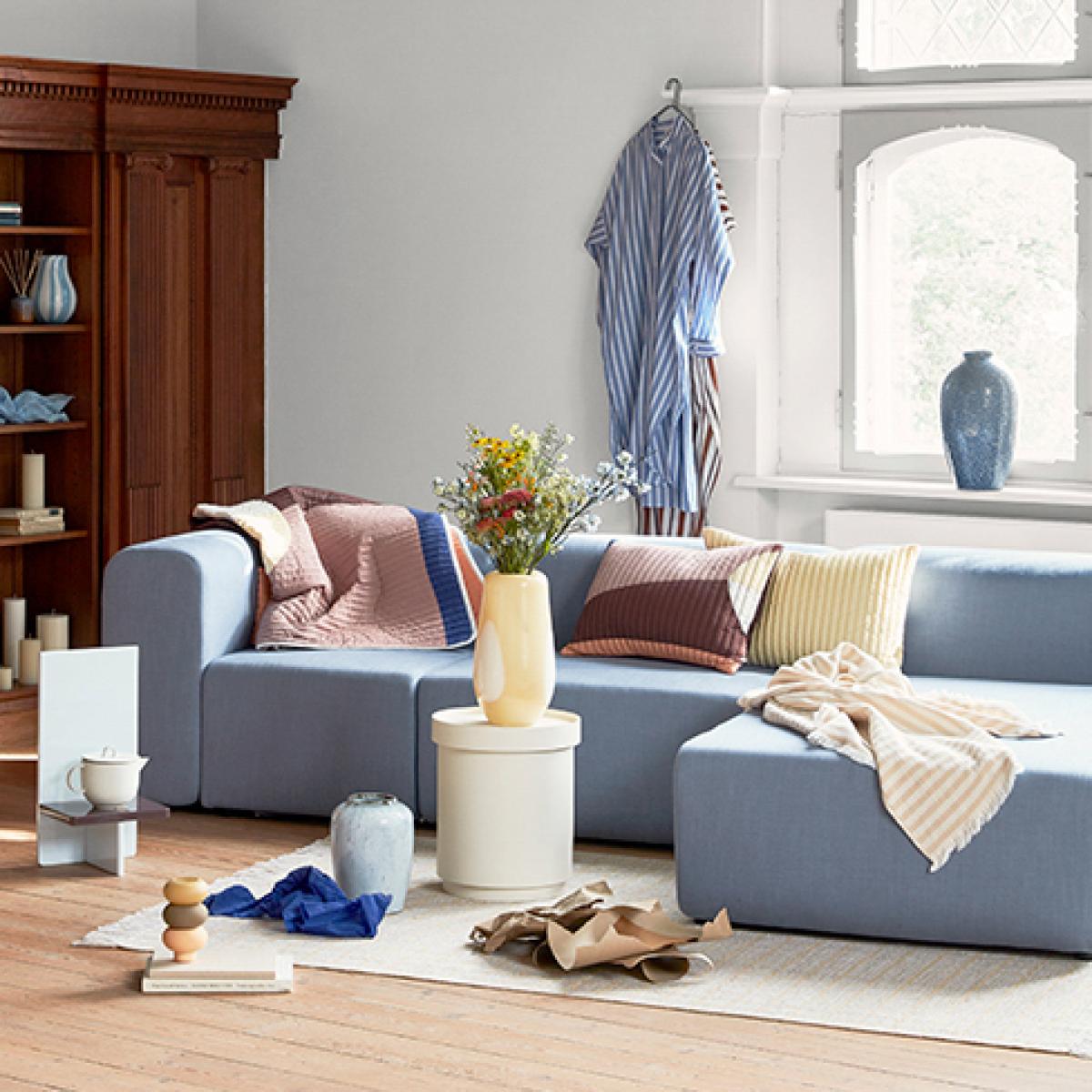Broste Copenhagen Lagoon module armchair Light blue – image 4