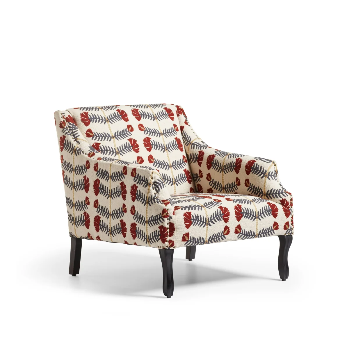 OKA, Tarma Highweald Cotton Armchair - Sapphire, Armchair – image 3