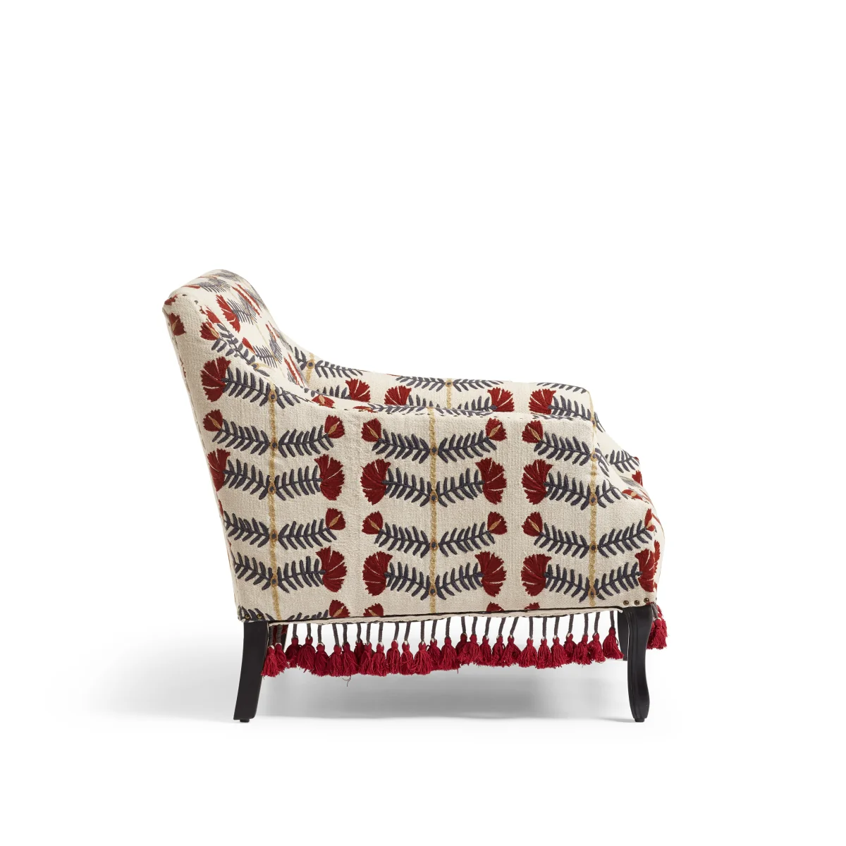 OKA, Tarma Highweald Cotton Armchair - Sapphire, Armchair – image 5