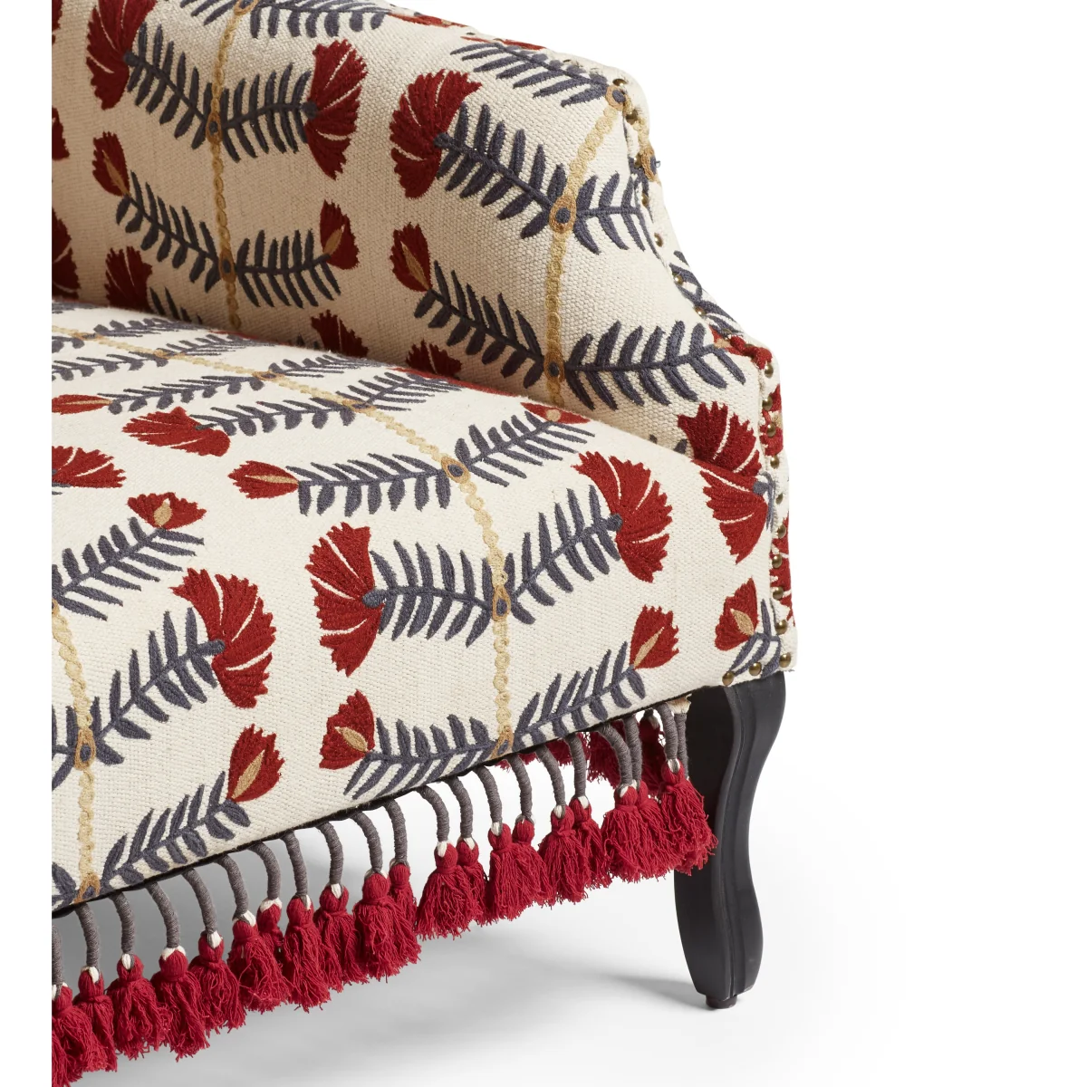 OKA, Tarma Highweald Cotton Armchair - Sapphire, Armchair – image 6
