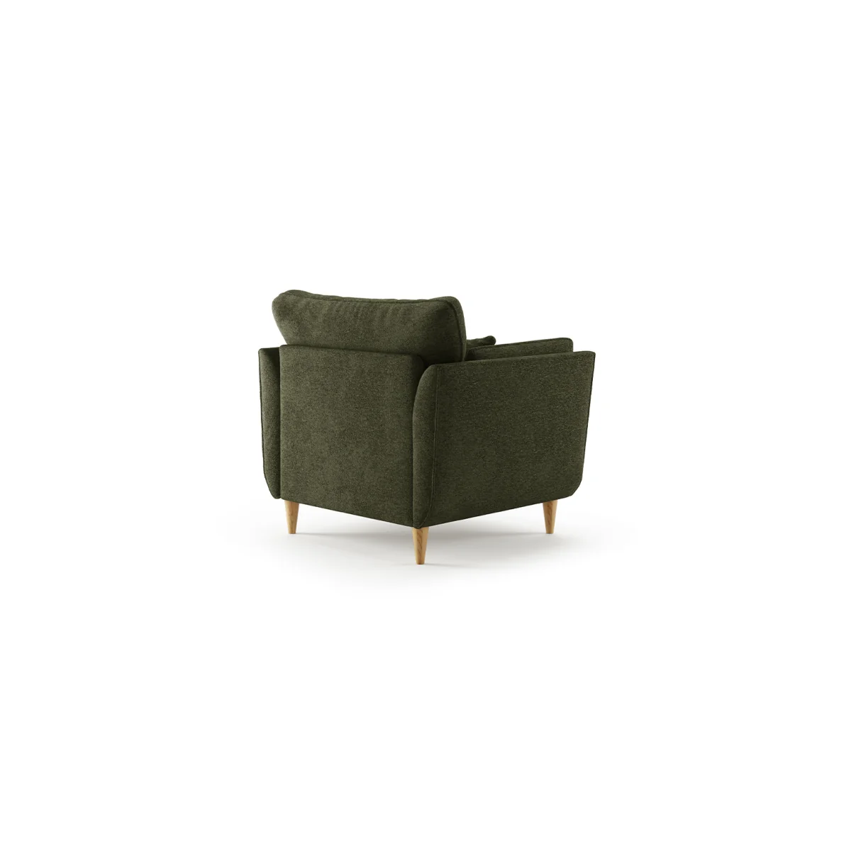 Capri Emerald Boucle Fabric Armchair – image 2