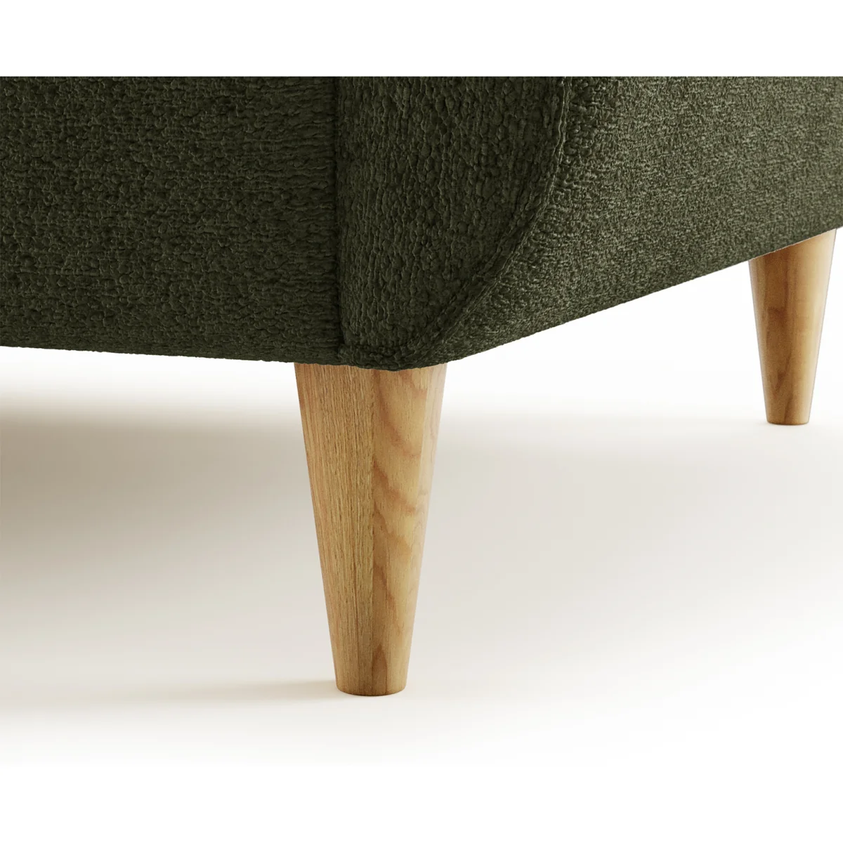 Capri Emerald Boucle Fabric Armchair – image 3