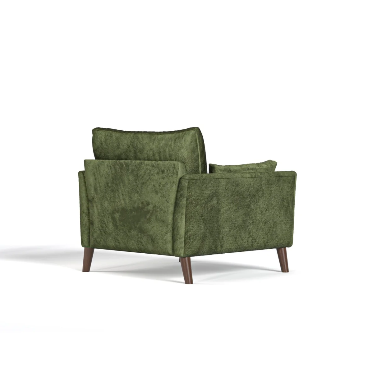 Palermo Olive Green Chenille Fabric Armchair – image 3
