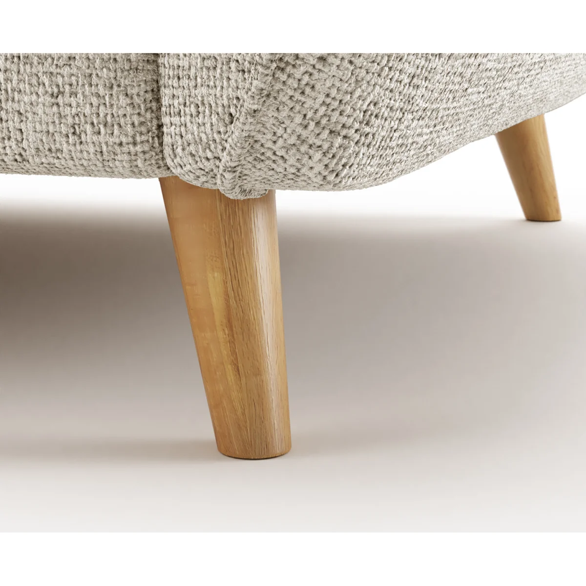 Palma Natural Chenille Fabric Armchair – image 3