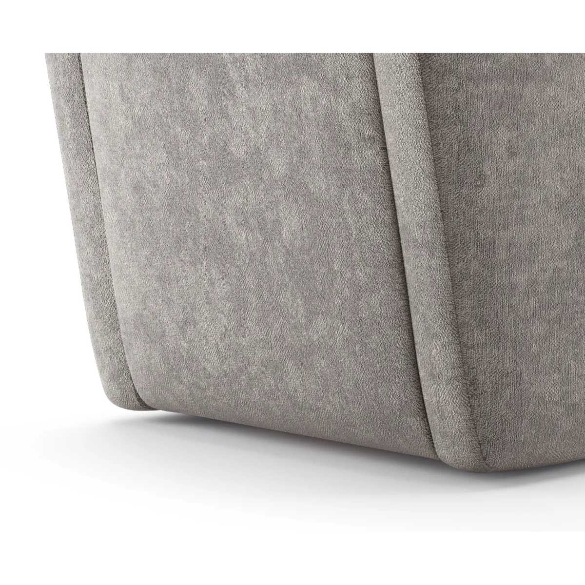 Palermo Silver Chenille Fabric High Back Swivel Armchair – image 5