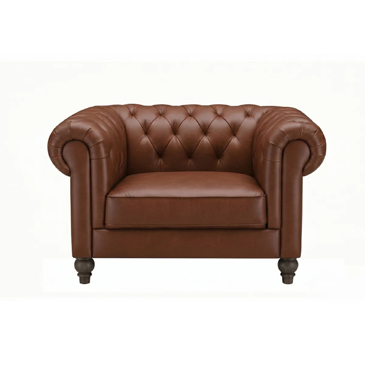 Jameson Chestnut Leather Armchair – image 2