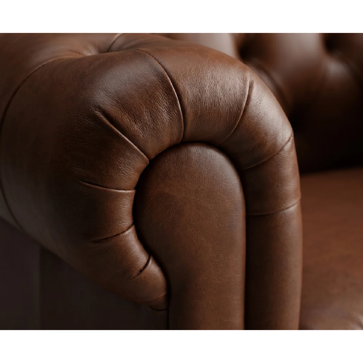 Jameson Chestnut Leather Armchair – image 3