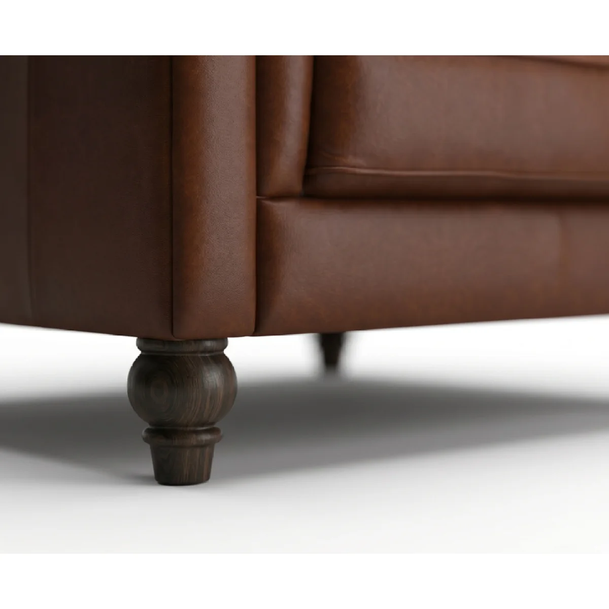 Jameson Chestnut Leather Armchair – image 4