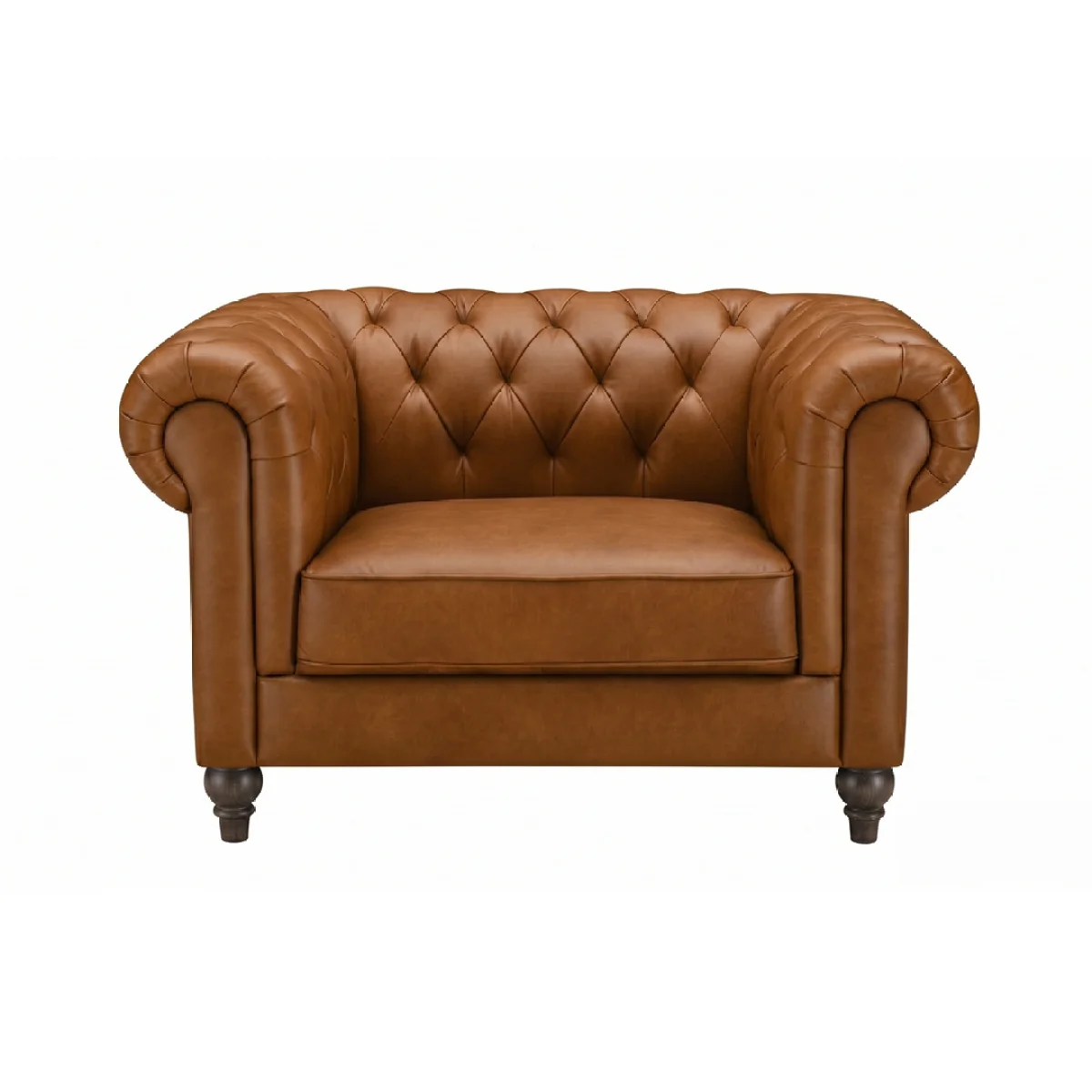 Jameson Cognac Leather Armchair – image 2