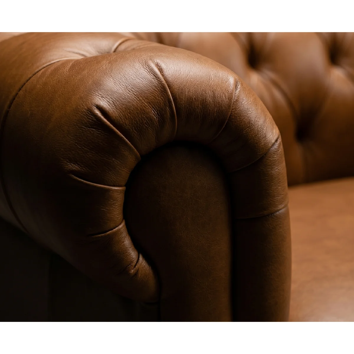 Jameson Cognac Leather Armchair – image 3