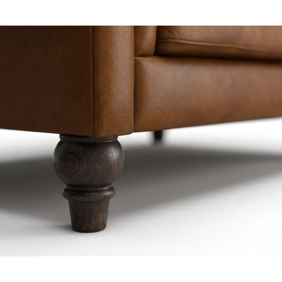 Jameson Cognac Leather Armchair – image 4