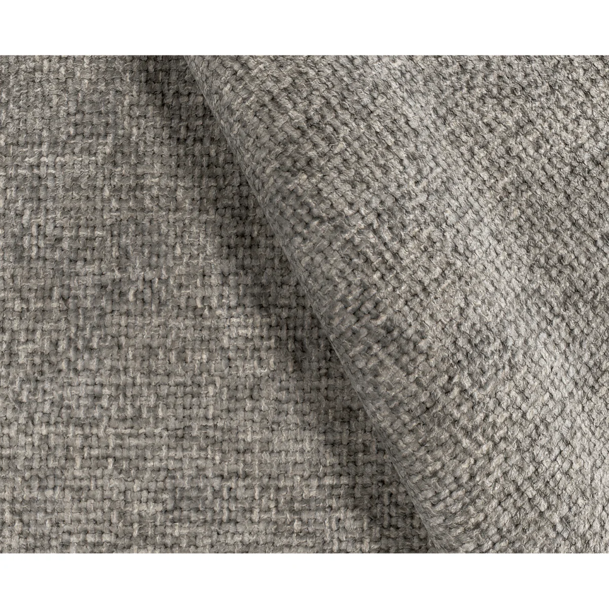 Palma Silver Chenille Fabric Love Chair – image 5
