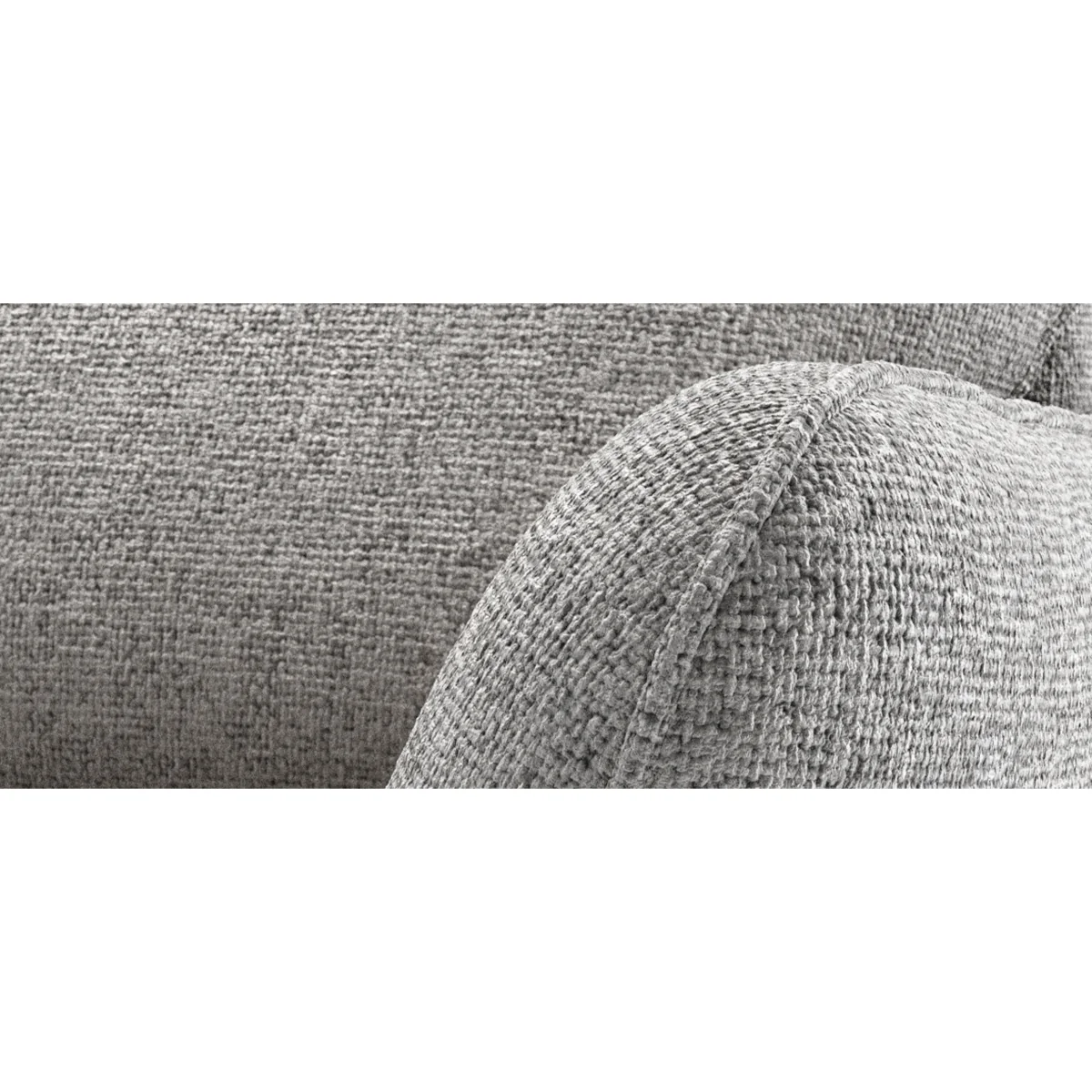Palma Silver Chenille Fabric Love Chair – image 7