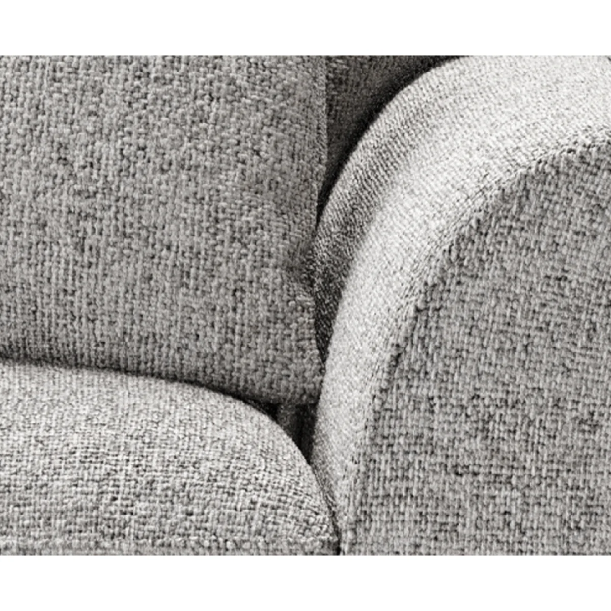 Jasper Silver Chenille Fabric Armchair – image 3