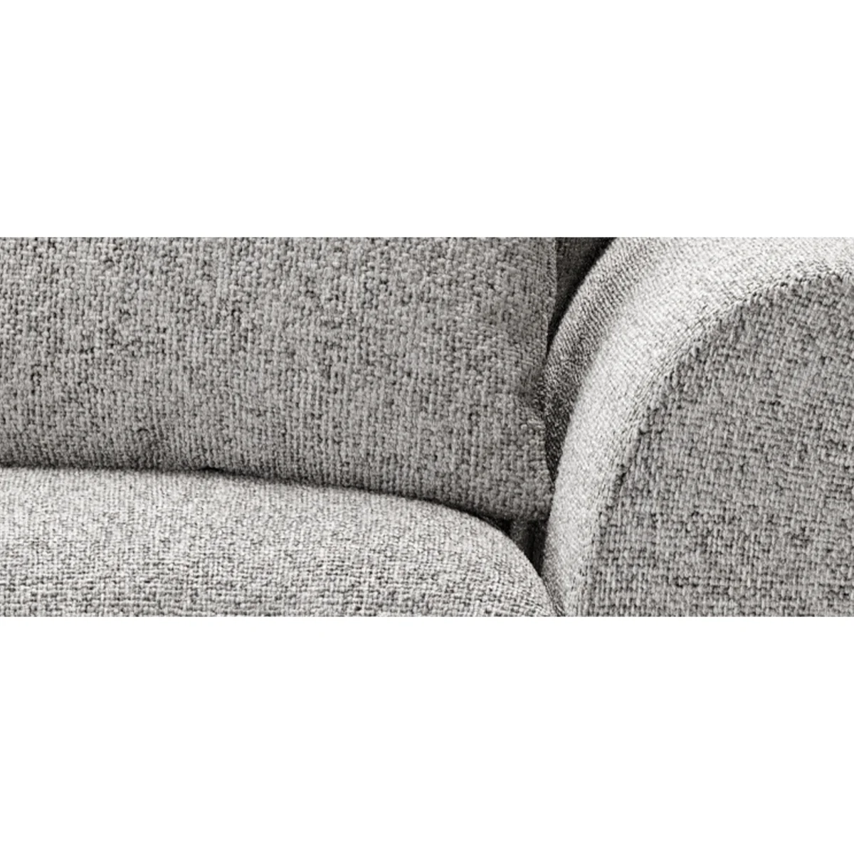 Jasper Silver Chenille Fabric Armchair – image 7