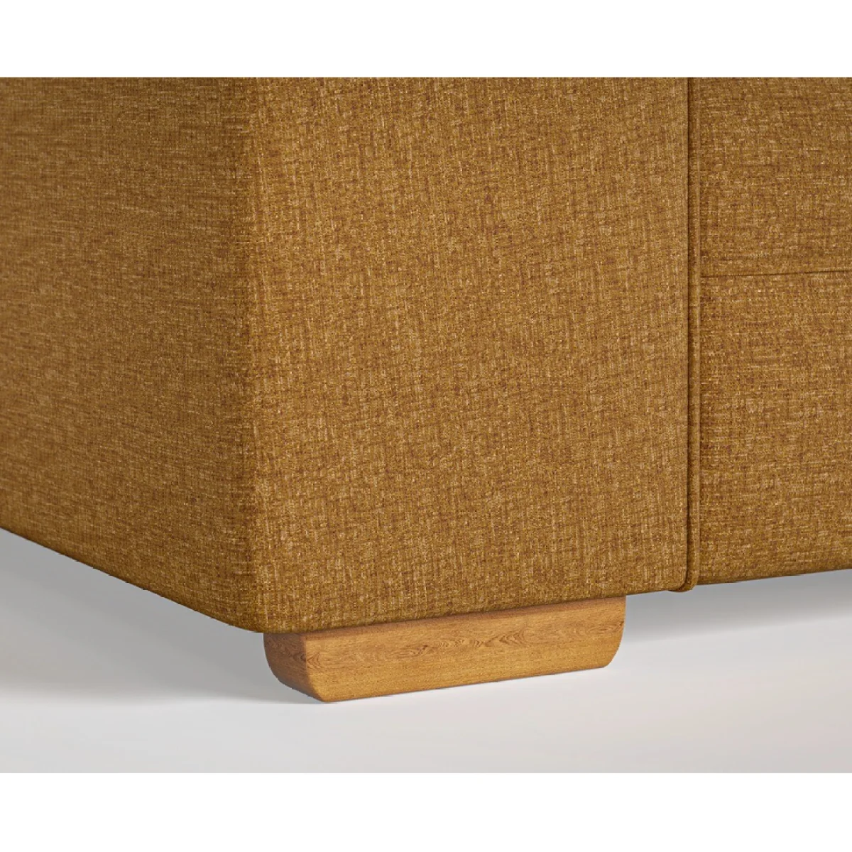 Jasper Ochre Chenille Fabric Armchair – image 5