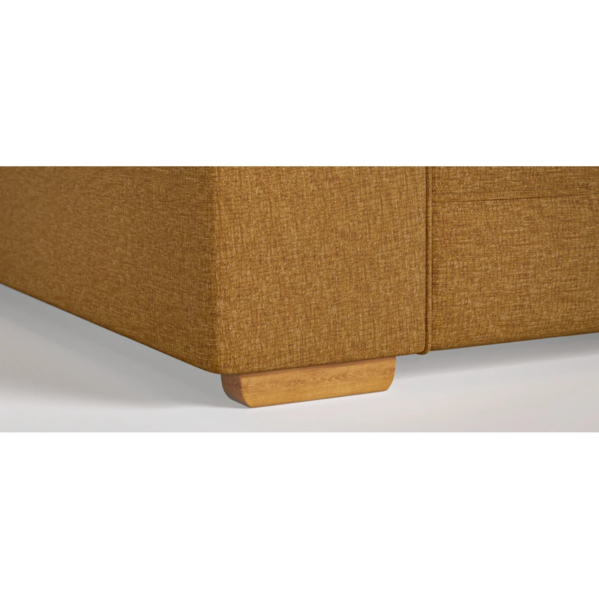 Jasper Ochre Chenille Fabric Armchair – image 10