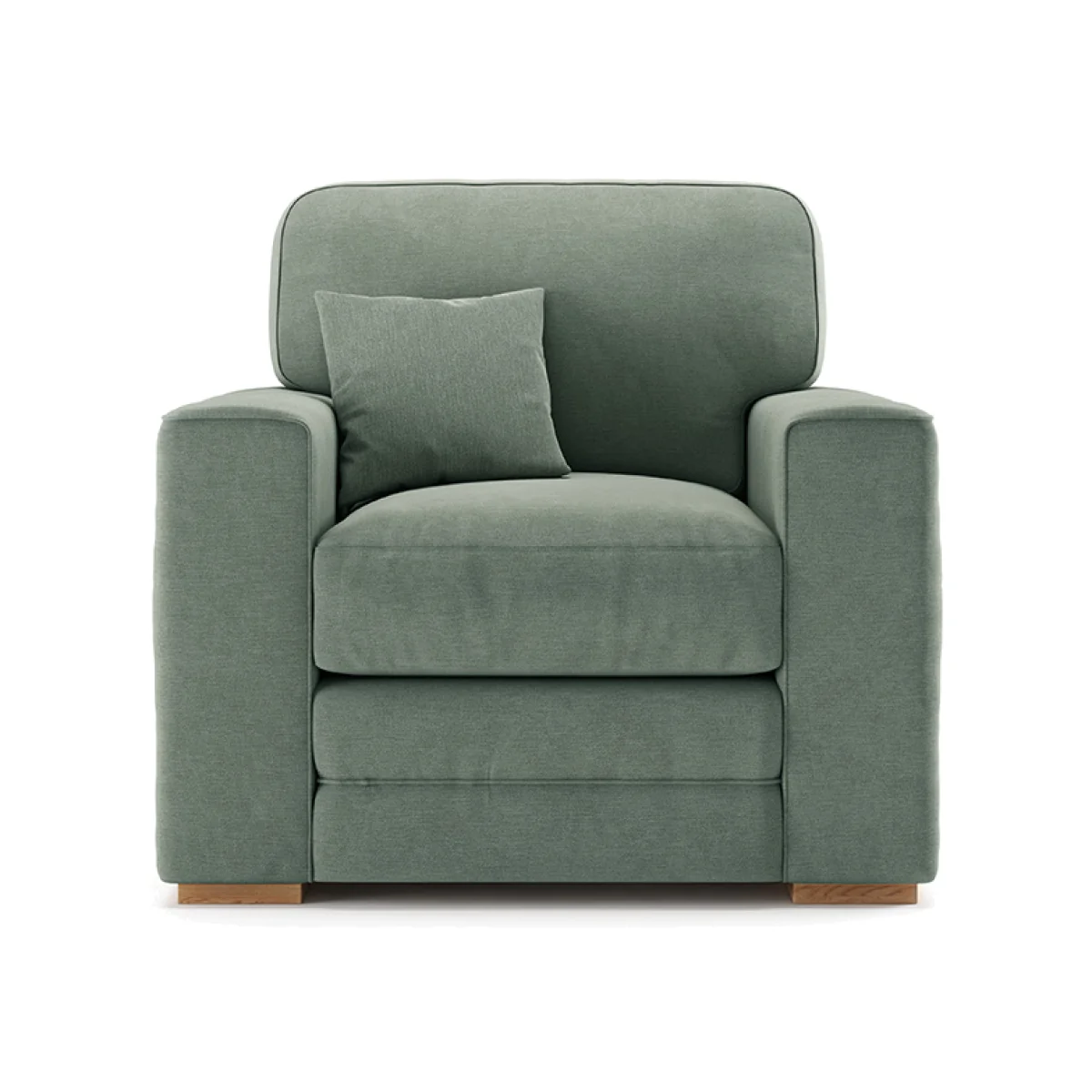 Madden Blue Fabric Armchair – image 1