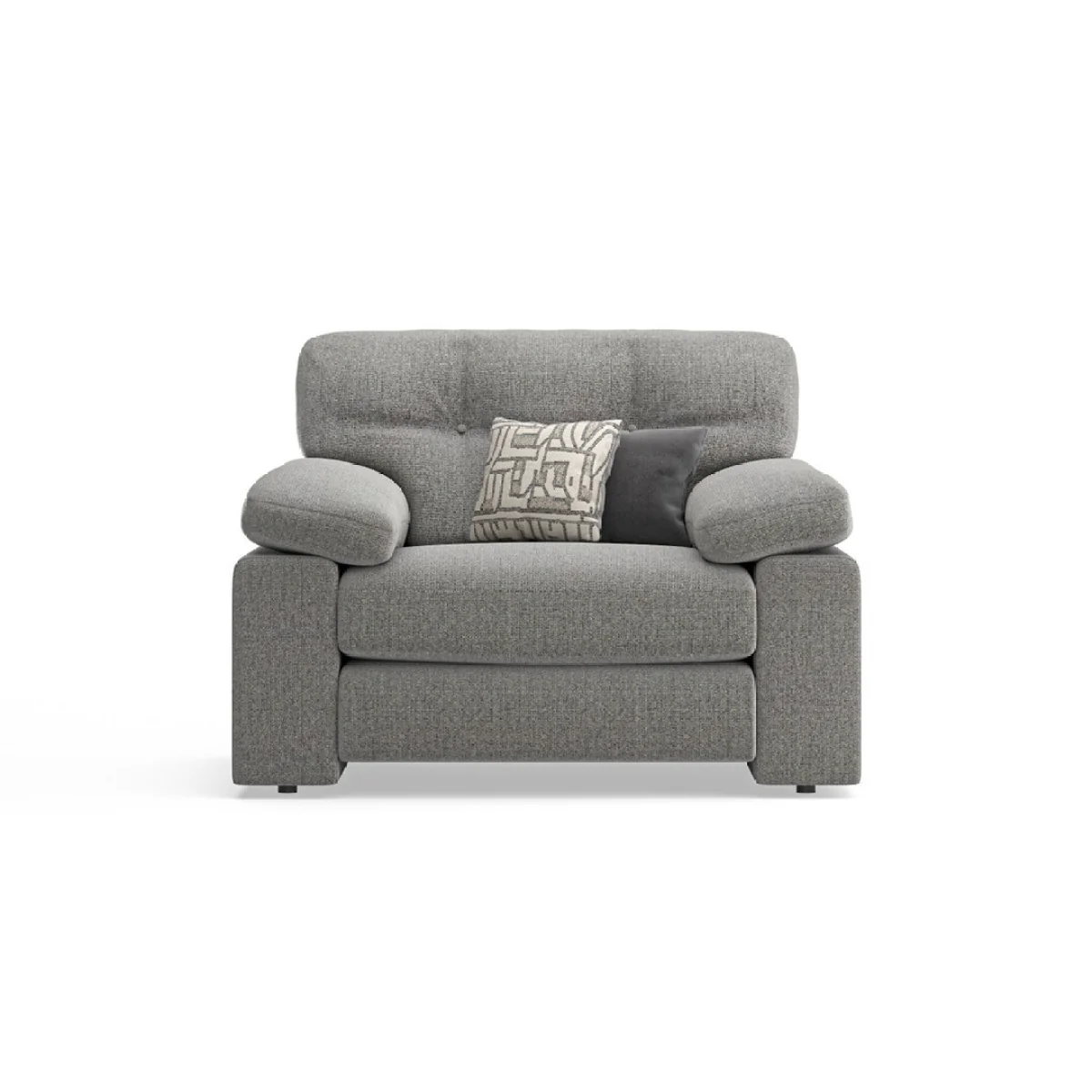 Helston Steel Fabric Armchair – image 2