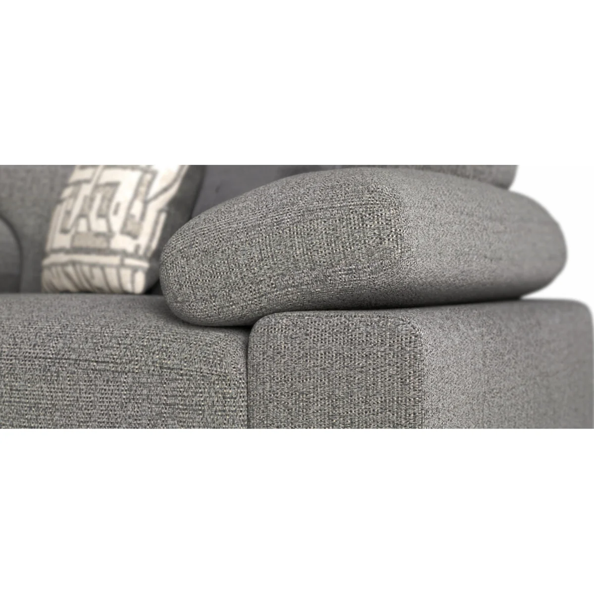Helston Steel Fabric Armchair – image 11
