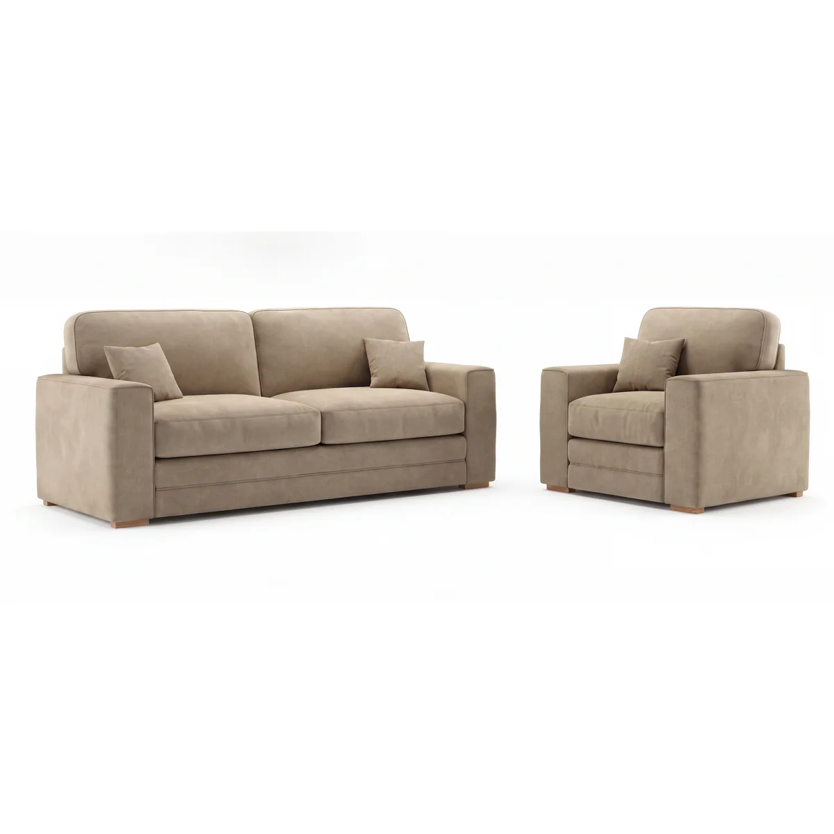 Madden Biscuit Fabric Armchair – image 7