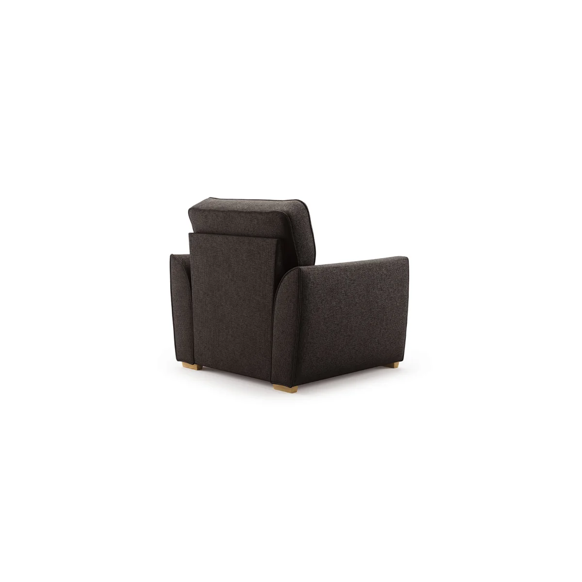 Bella Chocolate Fabric Armchair – image 2